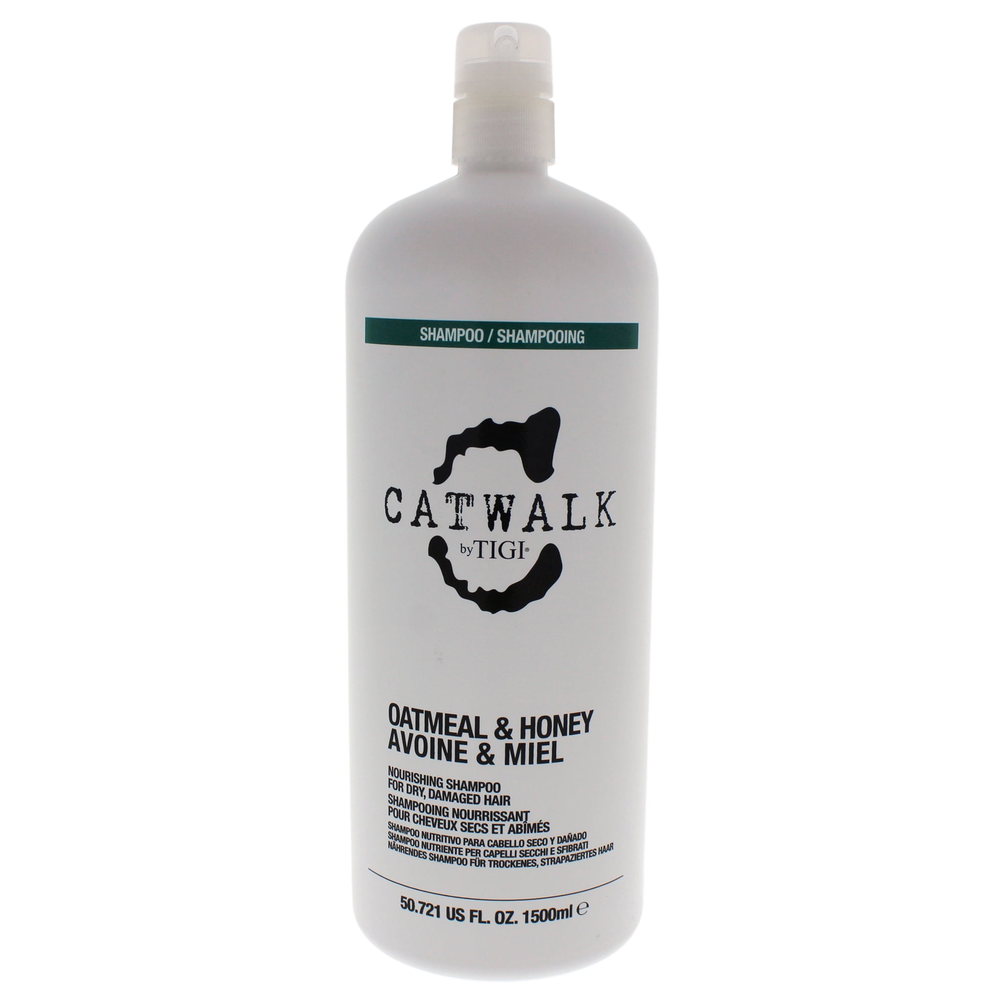 Normalt Afslag Vi ses TIGI Catwalk Oatmeal and Honey Nourishing Shampoo 25.36 fl Oz - Walmart.com