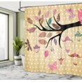 thumbnail image 5 of Ambesonne Floral Shower Curtain, Vintage Boho Tree, 69"Wx84"L, Multicolor, 5 of 5