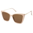 thumbnail image 3 of Gafas de sol SOJOS SJ2206, modernas, polarizadas, con montura blanca para mujer, 3 of 5