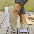 thumbnail image 4 of Willtoo Orthopedic Loafers for Women Comfort Slip On Walking Shoes Knit Dressy Comfortable Business Casual Work Flats, 4 of 7