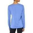 thumbnail image 2 of Hanes womens Flat athletic shirts, Awesome Blue Heather, Small US, 2 of 4