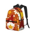 thumbnail image 2 of Vsdgher Happy Thanksgiving Three Gnomes Print Unisex Large Capacity Bookbag Schoolbag Casual Daypack for High School/College/Teens/Travel/Work, 2 of 8