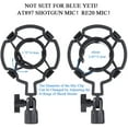 thumbnail image 4 of Adjustable Microphone Suspension Boom Scissor Arm Stand with Shock Mount Mic Clip Holder - Compact Mic Stand Made of Zinc Alloy - for Live Broadcasting, Podcast, Solo Artist, 4 of 8