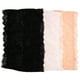 thumbnail image 4 of Conjunto de 3 piezas de top bandeau sin tirantes, elástico, transparente, con encaje floral y sujetador incluido - Talla, 4 of 8