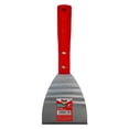 thumbnail image 3 of 6 pzs Espatula Flexible Acero Mango de Plastico 4 Pulgadas rojo 28x4.5x11, 3 of 8