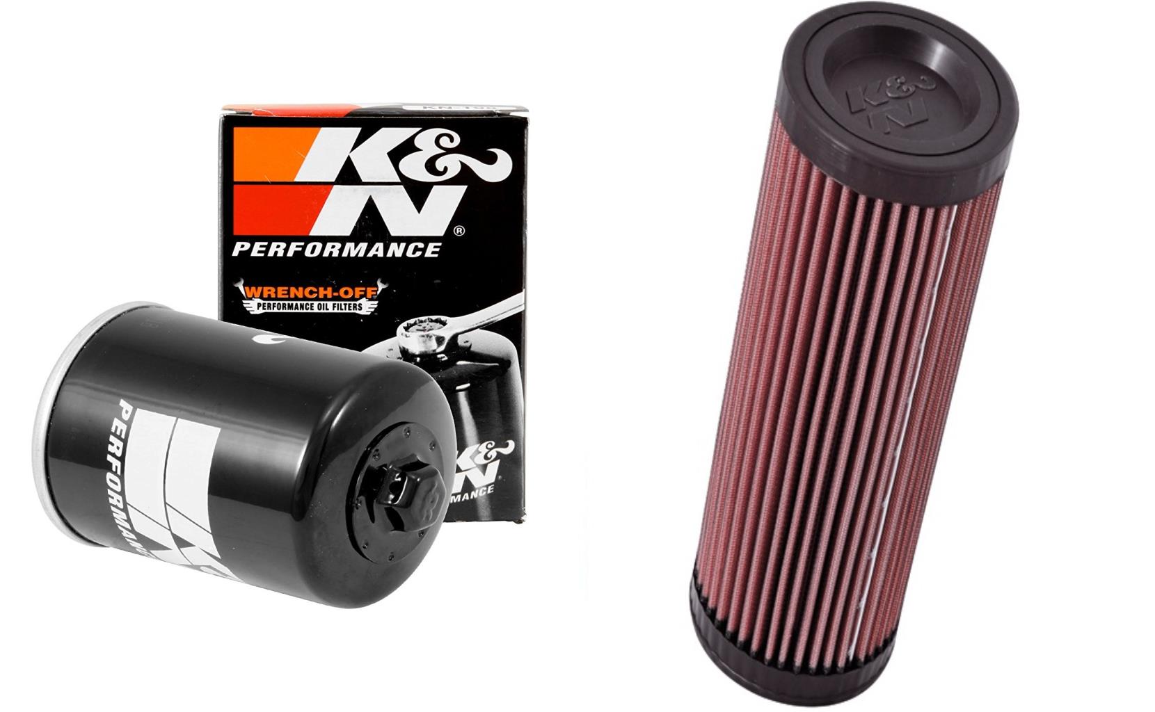 K&N Air and Oil Filter Black Kit for ATV/UTV POLARIS Ranger Crew 700