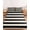 Charcoal, Cream, variant on King Size Fitted Sheet Set - Navy Blue Striped 3 Piece Bedding Sets 16" Deep Pocket Fitted Sheet with 2 Pillowcases, Farmhouse Country Minimalist Stripes Brushed Microfiber Hotel Luxury Bed Sheets