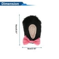 thumbnail image 4 of Accesorios para Cascos de Motocicleta Decoración Orejas de Conejo de Lentejuelas para Cascos de Motocicleta Bicicleta Esquí Color Negro Pegatina 2 Conjuntos, 4 of 6