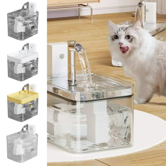 Automatic Cat Water Fountain Gravity Pet Water Dispenser Automatic Circulation Water Feeder for Small to Large Dogs and Cats