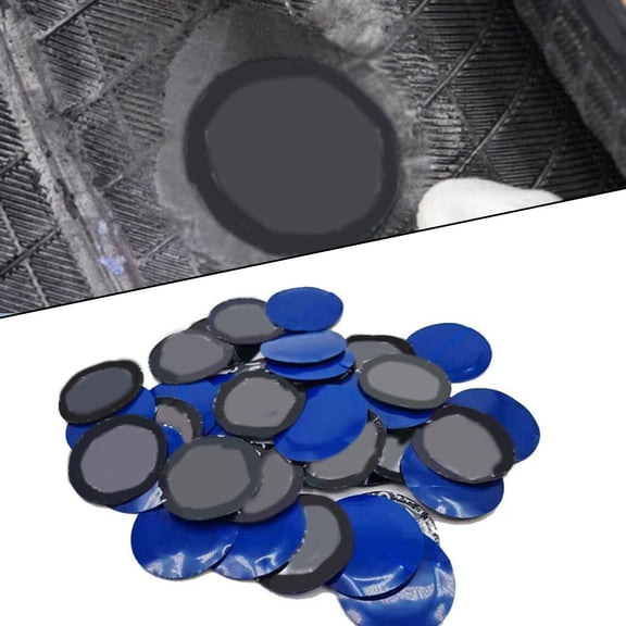 50 Pcs 45mm Car Rubber Wired Tyre Puncture Repair Mushroom Plug Patch KIT