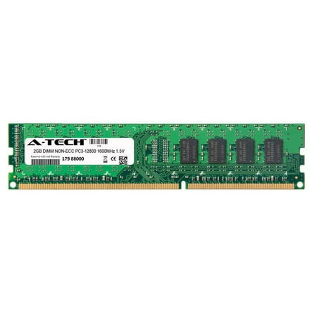 2GB Module PC3-12800 1600MHz 1.5V NON-ECC DDR3 DIMM Desktop 240-pin Memory