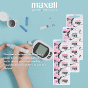 Maxell 329 SR731SW 1.55V Silver Oxide Watch Battery (5 Pack)