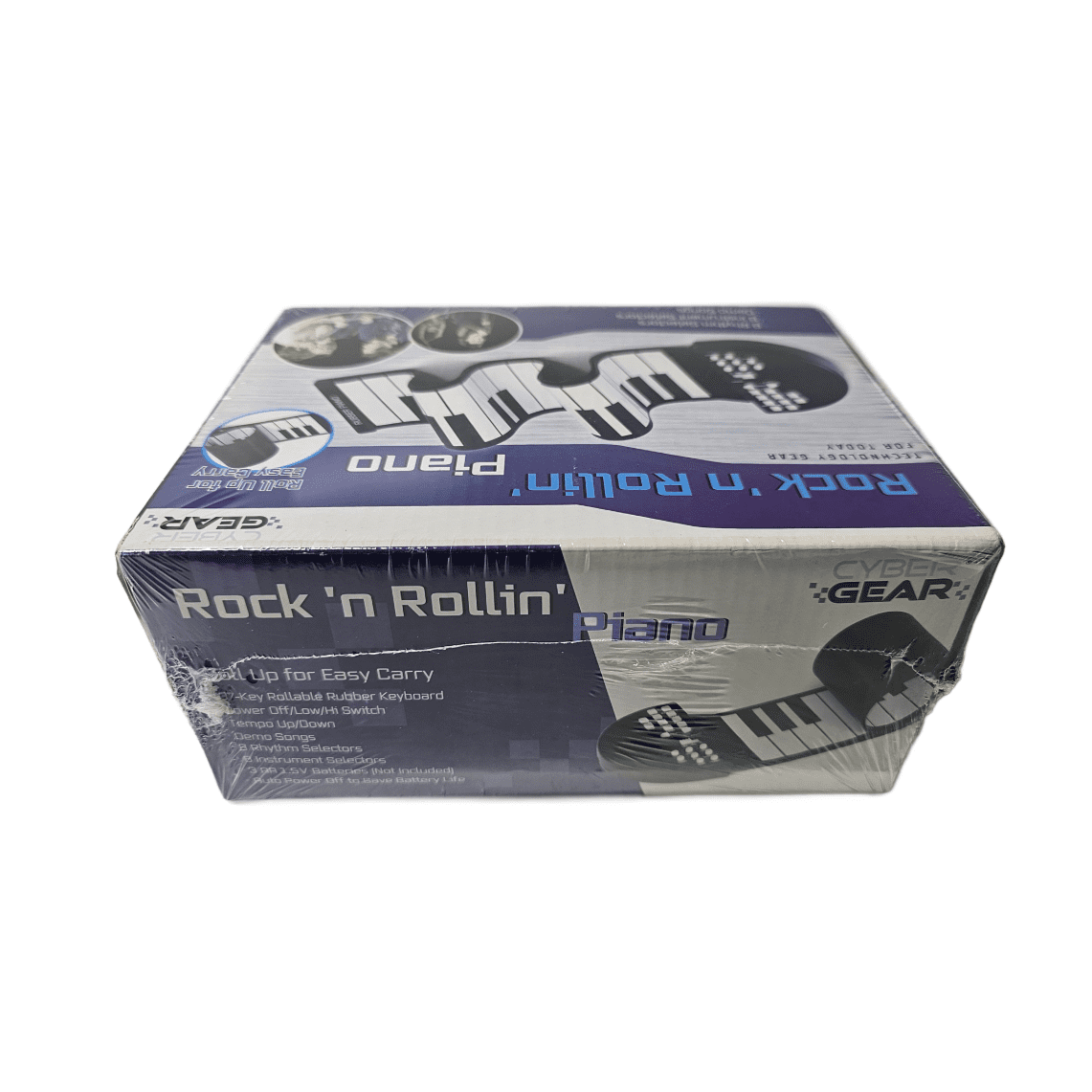 Cyber Gear Rock n' Rollin' Roll Up Piano Rubber 37 Key