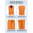 thumbnail image 4 of Suit Reskay de 5 piezas para niños con chaleco, pantalones y corbata, talla 12, 4 of 6