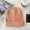 Grapefruit color, variant on SikaFu Korean Version Rabbit Hair Knitted Thick And Warm Knitted Hat, Cute And Versatile In Autumn And Winter, Ear Protection For Couples, Pile Up Hat, Solid Color Hat