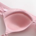 thumbnail image 4 of HOMBOM Women Bras Wireless Daily Wear Lightly Lined Push-Up Wire-Free Convertible Pink Daily Bra 36, 4 of 9