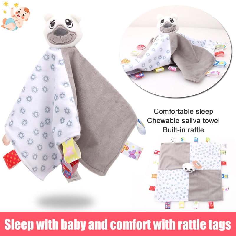 1X Newborn Baby Sleep Appease Toy Soft Towel Blanket Plush Toys Birthday Gift LA 