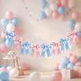 thumbnail image 6 of AUNVITO Bow Wreath Banner Garland with 8 Bows for Birthday Party Bridal Shower Wedding Bridal Decor and Celebration Backdrop Hanging Decoration, 6 of 7