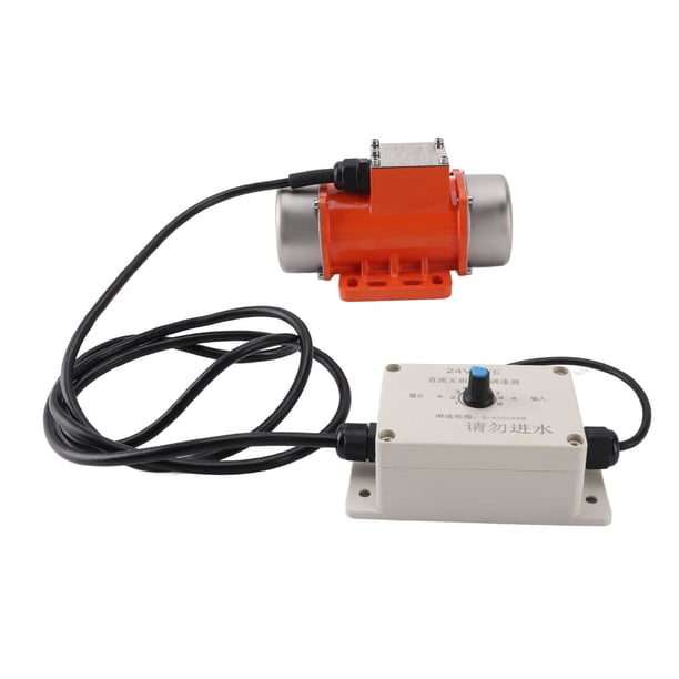 Motor de Vibracia del Vibrador de Hormigón, Motor de Vibración Sin Escobillas de 24 V CC Controlador de Velocidad Vibratorio de Hormigón Eléctrico de Aleación de