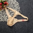thumbnail image 4 of Mens Breathable Seamless Ice Silk Briefs Shorts Underpants, 4 of 5