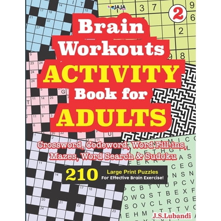 Variety Activity Puzzle Book for Adults : Sudoku, Word Search, Mazes ...