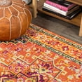 thumbnail image 5 of JONATHAN Y MODERN PERSIAN 2 x 8 Runner Rug, Brooklyn Geometric Medallion - Orange/Blue, MDP207D-28, 5 of 9