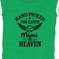 thumbnail image 4 of Inktastic Handpicked for Earth by My Mimi in Heaven with Angel Wings Boys or Girls Baby Bodysuit, 4 of 5
