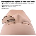 thumbnail image 3 of EKYSSO Lash Mirror, Updated and Large View Eyelash Mirror Tools, Lash Extension Supplies, Portable Stainless Steel Makeup Mirrors for Eyelash Extension (2 PCS, Gold), 3 of 7