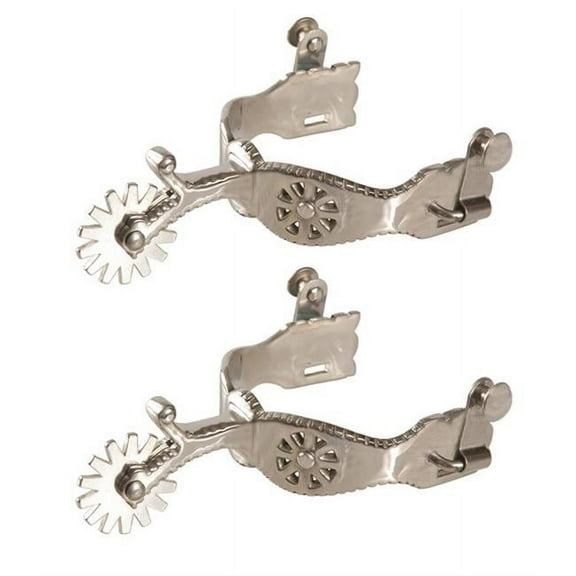 Jacks 1250 Stainless Steel Mens Show Spurs