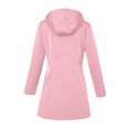 thumbnail image 5 of GEWSEY Rain Jacket Women Waterproof Lightweight Full Zip Lined Long Raincoat with Hood Outdoor Windbreaker Trench Coat Outerwear (Pink, 3XL), 5 of 8