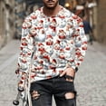 thumbnail image 2 of Stamzod Oversized Graphic Tshirts for Men Fashion Christmas Printed Crewneck Long Sleeve Tee Shirts Mens Christmas Gifts Multicolor-3 M, 2 of 5