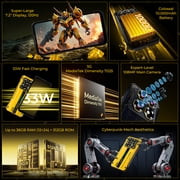 OUKITEL WP60 Rugged Smartphone 5G, 7.2 120HZ Display, 36(12+24expansion)GB RAM+512GB ROM, 10000mAh/33W Mobile Phone, 108MP Camera, IP68/IP69K Waterproof Phone, NFC/OTG/GPS, 5G Dual SIM