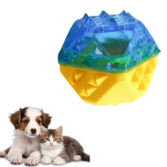 Darzheoy Pet Teether Cooling Chew Toys, Freezable Teething Toy for Puppies, Freeze Interactive Toys in Summer, Frozen Dog Treat Training Tools for Small and Medium Dogs