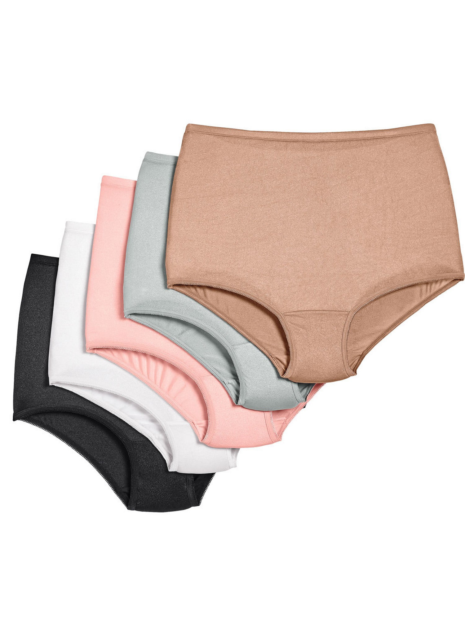 5-Pack Nylon Panties by Cozee Corner 