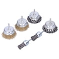 thumbnail image 1 of Wire Cup Brush, Rust Removal Professional Wire Weed Brush  For Grinding For Edging For Deburring, 1 of 8