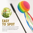 thumbnail image 3 of OULII Car Roof Ribbon Ball Antenna Topper Decorative Ornament Multi Color Auto Exterior Accessory, 3 of 8