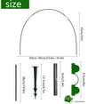 thumbnail image 5 of Garden Hoops Bracket Kit, 6 Sets Plant Support Frames for Plant Netting Cover Vegetable Fruits Flowers Greenhouse, 5 of 8