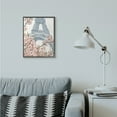 thumbnail image 2 of Stupell Industries Paris Flowers Eiffel Tower Pink Blue Watercolor Painting Framed Wall Art by Annie Warren, 2 of 8