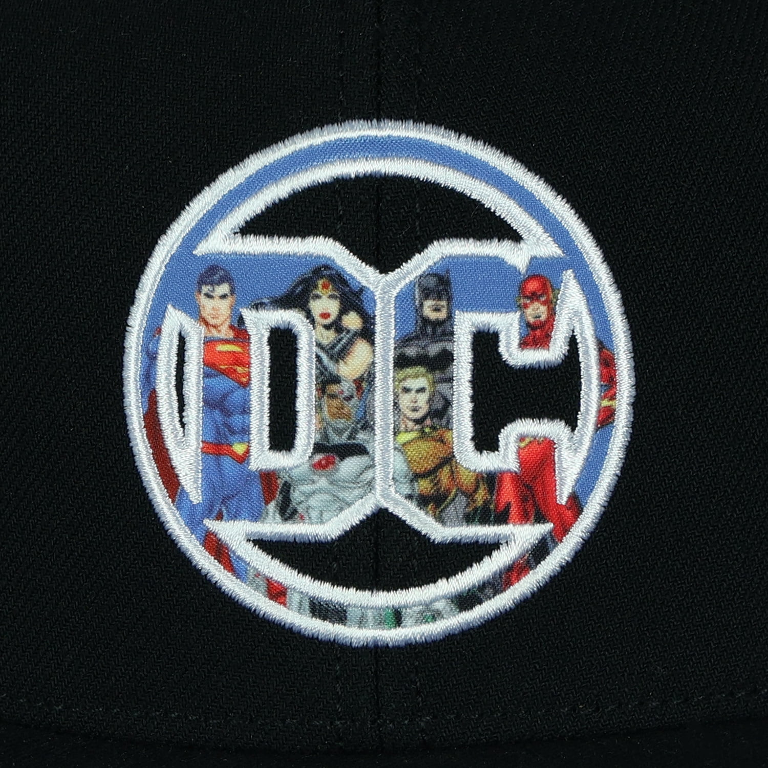 DC Comics Hat Men's Superman Wonder Woman Batman The Flash Embroidered Snapback OSFM