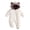White-iIVjs, variant on OJSFQUFP Baby Winter Fleece Lined Snowsuit Quilted Bear Ear Hooded Romper Full Zipper Warm Jumpsuit Outfit