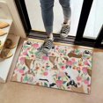 thumbnail image 2 of Chihuahua Dog and Flower Door Rugs,Washable Non Slip Door Mats Indoor,Decorative Door Mats,Entry Mat Indoor for Entrance,Bedroom,Kitchen,Bathroom,16"x24", 2 of 6