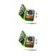 thumbnail image 1 of Eigraketly electrónica de bolsillo ABS con pantalla LCD retroiluminada de pesaje de bolsillo de bolsillo digital Verde Verde 2Conjunto, 1 of 6