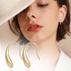 thumbnail image 3 of Pendientes Pequeña Gota de Agua Temperamento Femenino Viento Frío Pendientes Pequeño Lóbulo Femenino, 3 of 8