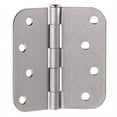 thumbnail image 5 of Design House 6-Pack 4" H x .625" Radius Butterfly Interior/Exterior Door Hinges, Satin Nickel, 5 of 14