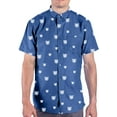 thumbnail image 5 of Visive Mens Big And Tall Short Sleeve Button Shirt, Printed Bear Shirts, 5 of 6
