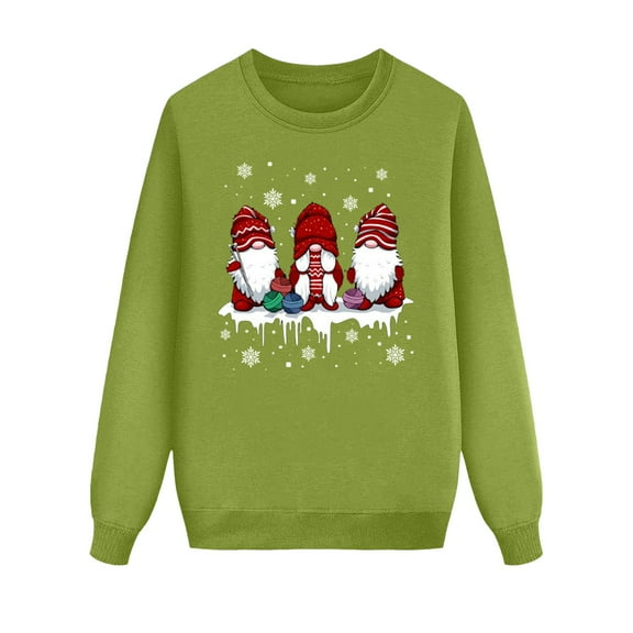 Adeawade Matching Christmas Pajamas For Family Men Dad Crewneck Sweatshirts Long Sleeve Xmas Pullover Tops For Festival Party Lightweight Homewear Green S