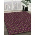 thumbnail image 3 of Ahgly Company Machine Washable Indoor Round Transitional Chestnut Brown Area Rugs, 8' Round, 3 of 7