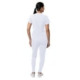 thumbnail image 2 of Adar Pro Modern Athletic Scrub Set For Women - Modern V-Neck Scrub Top & Yoga Jogger Scrub Pants, 2 of 7