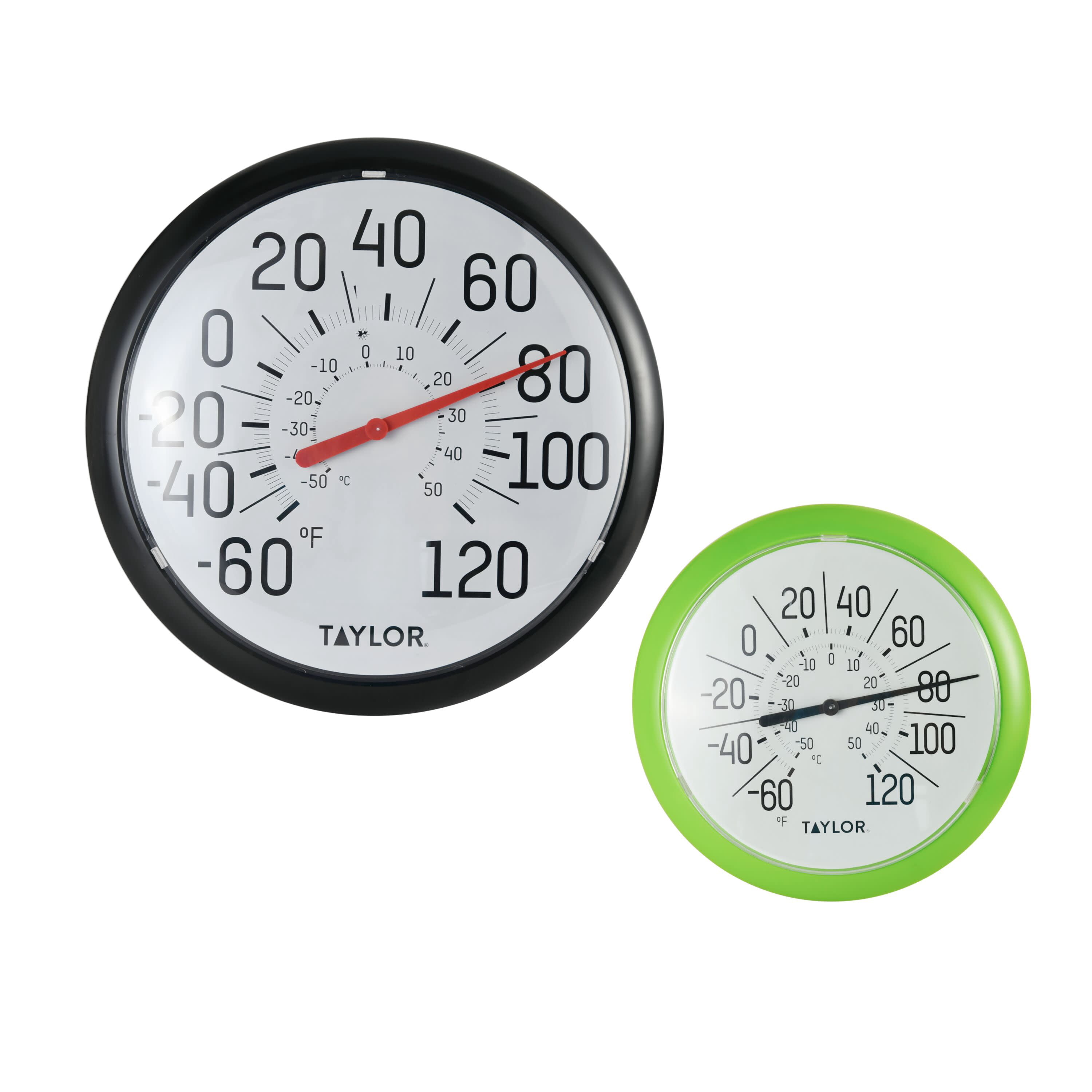 Taylor Big & Bold Wandthermometer – 33,25 Cm, Marineblau | Präzise, UV-beständig, Für Innen & Außen