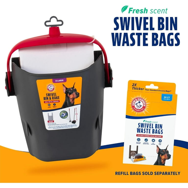 Petmate arm & hammer swivel bin waste bags best sale